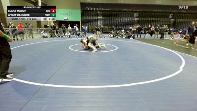 113 lbs Consi Of 8 #2 - Blake Mauch, Corner Canyon vs Wyatt Carnrite, Poway