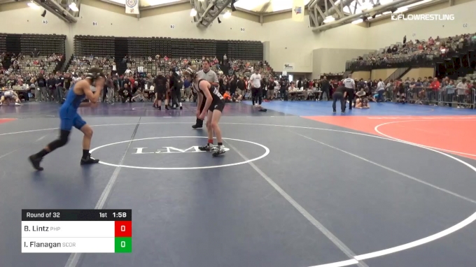 110 lbs Round Of 32 - Bradley Lintz, Perry Hall Punishers vs Ian ...