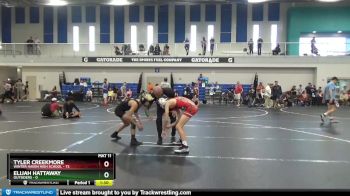 106 lbs Cons. Round 2 - Tyler Creekmore, Winter Haven High School vs Elijah Hattaway, Outsiders