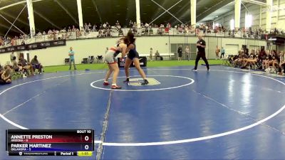 143 lbs Round 3 (8 Team) - Annette Preston, Arizona vs Parker Martinez, Oklahoma