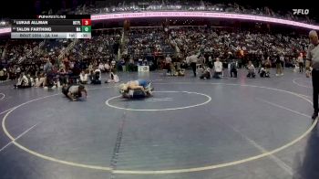 2A 144 lbs Cons. Round 2 - Lukas Allman, Mt Pleasant vs Talon Farthing, Maiden High School