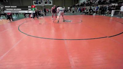 285 lbs Semifinal - Brady Hagan, Dowling Catholic vs Rhodes Molenda, Edmond North