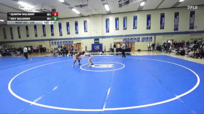 125 lbs 1st Place Match - Quintin Wolbert, Wisconsin-La Crosse vs Izzy Balsiger, Wisconsin-Eau Claire