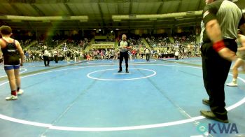 92 lbs Final - Randen Wright, R.a.w. vs Caleb Kelley, Salina Wrestling Club
