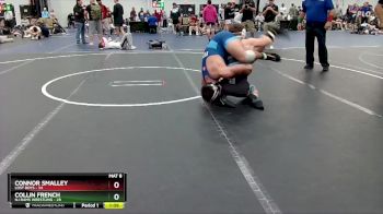 215 lbs Round 6 (8 Team) - Collin French, NJ Rams Wrestling vs Connor Smalley, Lost Boys