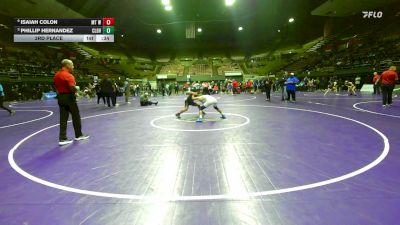 113 lbs 3rd Place - Isaiah Colon, Mt Whitney vs Phillip Hernandez, Clovis North