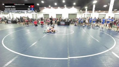 92 lbs Timothy Hill, Oregon vs Zavier Olver, Pennsylvania Red