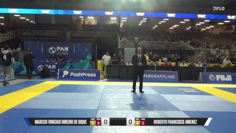 Roberto Francisco Jimenez vs Marcus Vinicius Ribeiro De Sique 2025 Pan Jiu Jitsu IBJJF Championship