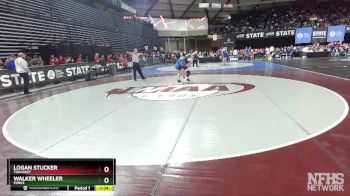 1B/2B 145 Quarterfinal - Logan Stucker, Tonasket vs Walker Wheeler, Forks