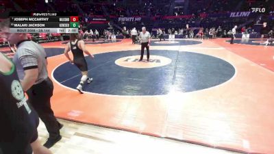 2A 150 lbs Champ. Round 1 - Joseph McCarthy, Niles (Notre Dame) vs Malaki Jackson, Geneseo