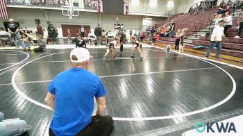 55 lbs Final - Luxton Sullivan, Cushing Tigers vs Rhett Hull, Woodland Wrestling Club