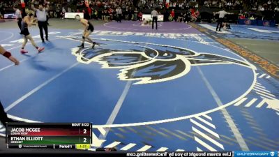 Quarterfinal - Jacob Mcgee, Logan View vs Ethan Elliott, Hershey