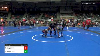 67 lbs Consolation - Taitumn Deppe, Daniel Cormier Wrestling vs Scott Cascio, Gladiators (LA)