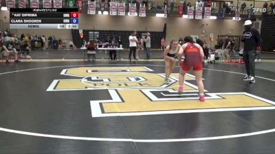 140 lbs Cons. Round 1 - Kat Diprima, Iowa vs Clara Shogren, Iowa