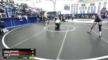 135 lbs Semifinal - Ruby Dominguez, Mira Costa vs Jaala Degannes, San Marcos
