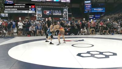 120 lbs Cons. Rd Of 64 - D'Anthony Garcia Reyes, Washington vs Xavier Garcia, California