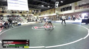 165 lbs Cons. Round 6 - Noah Montez, Central Catholic vs Austin Simmons, Bakersfield