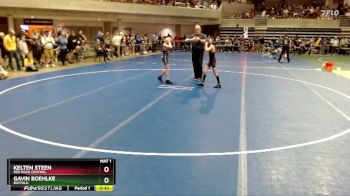 65 lbs Champ. Round 1 - Kelten Steen, Red Rock Central vs Gavin Boehlke, Buffalo