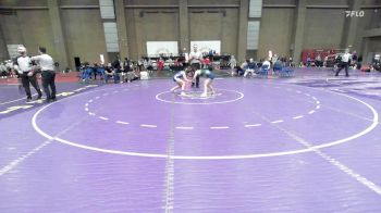 100 lbs Cons. Round 5 - Abigail Sehnert, Northwest vs Mya Saldana, Pine Creek