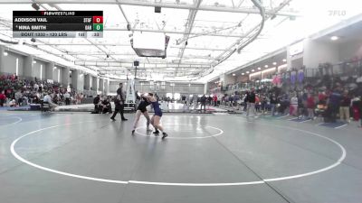 120 lbs Consi Of 8 #2 - Addison Vail, Stafford vs Nina Smith, Darien