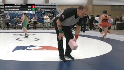 92 lbs Cons. Quarters - Carter Marsh, New Castle Youth Wrestling Club vs Dominik Keomany, Team Donahoe Wrestling Club
