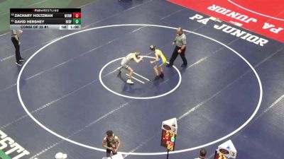 89 lbs Consi Of 32 #1 - Zachary Holtzman, Norwin vs David Hershey, Bedford