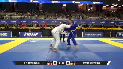 Alex Steven Samad vs Atticus Henry Sloan 2026 Pan Jiu Jitsu IBJJF Championship