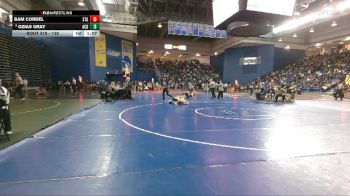 138 lbs Champ. Round 1 - Ozias Gray, Acadiana vs Bam Cordel, St Georges