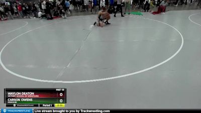 126 lbs Cons. Round 2 - Waylon Deaton, Victory School Of Wrestling vs Carson Owens, Missouri