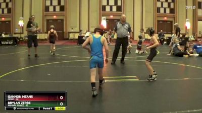 70 lbs Finals (8 Team) - Gannon Means, MHWC vs Brylan Zerbe, Armory WA Red