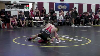 133 lbs Semifinal - Jax Forrest, Bishop McCort vs Brayden Hartranft, Berks Catholic