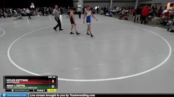 120 lbs Champ. Round 2 - Myles Kettwig, South Dakota vs Reed Loeffel, Young Guns Nashville Wrestling