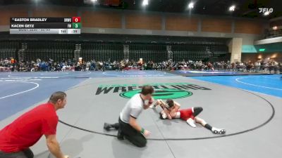 82-89 lbs Round 3 - Easton Bradley, South Reno Wrestling Club vs Kacen Getz, Fernley WC