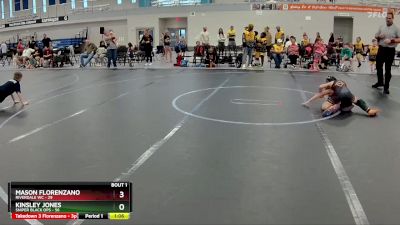 64 lbs Round 1 (6 Team) - Mason Florenzano, Riverdale WC vs Kinsley Jones, Sniper Black Ops