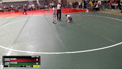 75 lbs Cons. Round 1 - Cade Foster, Kimball vs Evan Wurm, Buffalo