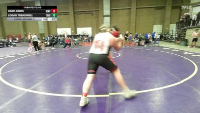 285 lbs Cons. Round 2 - Logan Treadwell, Thompson vs Zane Jones, Hewitt-Trussville