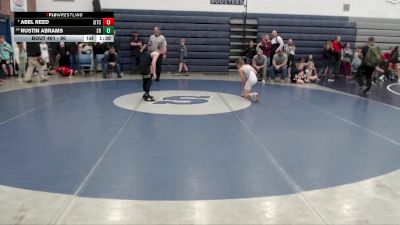 90 lbs Champ. Round 1 - Rustin Abrams, Shootbox Rigby vs Abel Reed, Southern Idaho Training Center