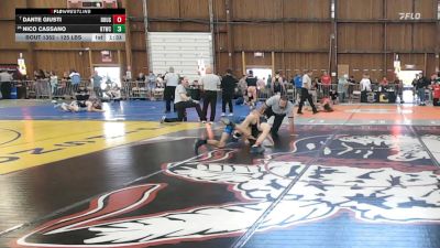 125 lbs Consolation - Dante Giusti, Doughboy Wrestling Club vs Nico Cassano, Btwc