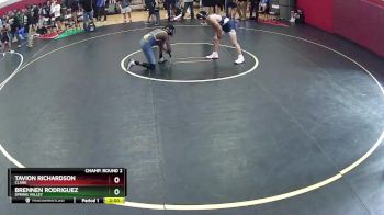 126 lbs Champ. Round 2 - Tavion Richardson, Clark vs Brennen Rodriguez, Spring Valley