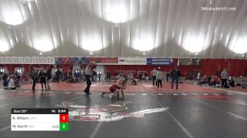 149 lbs Consolation - AJ Wilson, Lock Haven vs Michael North, Univ Of Maryland