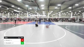 53 lbs Round Of 16 - James Devaul, Pikes Peak Warriors vs Zeke Brockett, Unattached
