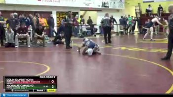 149 lbs Cons. Round 2 - Nicholas Camacho, Menlo College (Calif.) vs Colin Silverthorn, Montana State University-Northern (Mont.)