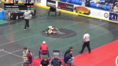 96 lbs Round Of 32 - Brady Dobson, Punxsutawney vs Austin Grandel, Jefferson Morgan