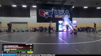 132 lbs Cons. Round 5 - Jack Bridenstine, Coon Rapids Mat Bandits Wrestling Club vs Daaron Boffey, Oklahoma