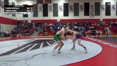 157 lbs Semifinal - Brock Trees, Osage vs Caden Spetman, OABCIG
