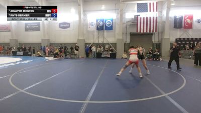 120 lbs Cons. Sub-semis - Adalyne Montiel, Ascend Wrestling Academy vs Rhys Bernier, Mile High Wrestling Club