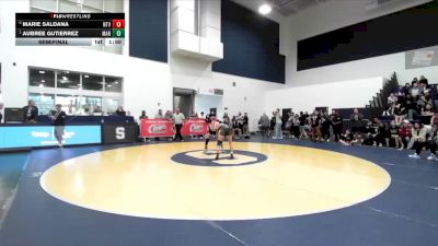 110 lbs Semifinal - Aubree Gutierrez, Marina vs Marie Saldana, Northview