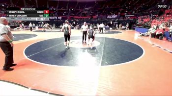 3A 215 lbs Cons. Round 2 - Joseph Favia, Aurora (Marmion Academy) vs Mikey Grazzini, Elmhurst (York)