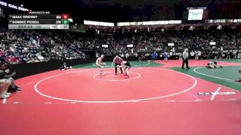 126 lbs Champ. Round 2 - Isaac Opatrny, MEN1 vs Dominic Fickell, CPWA