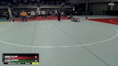 135 lbs Semis (4 Team) - Kyren Gansen, Pine Island vs James Fuller, Centennial